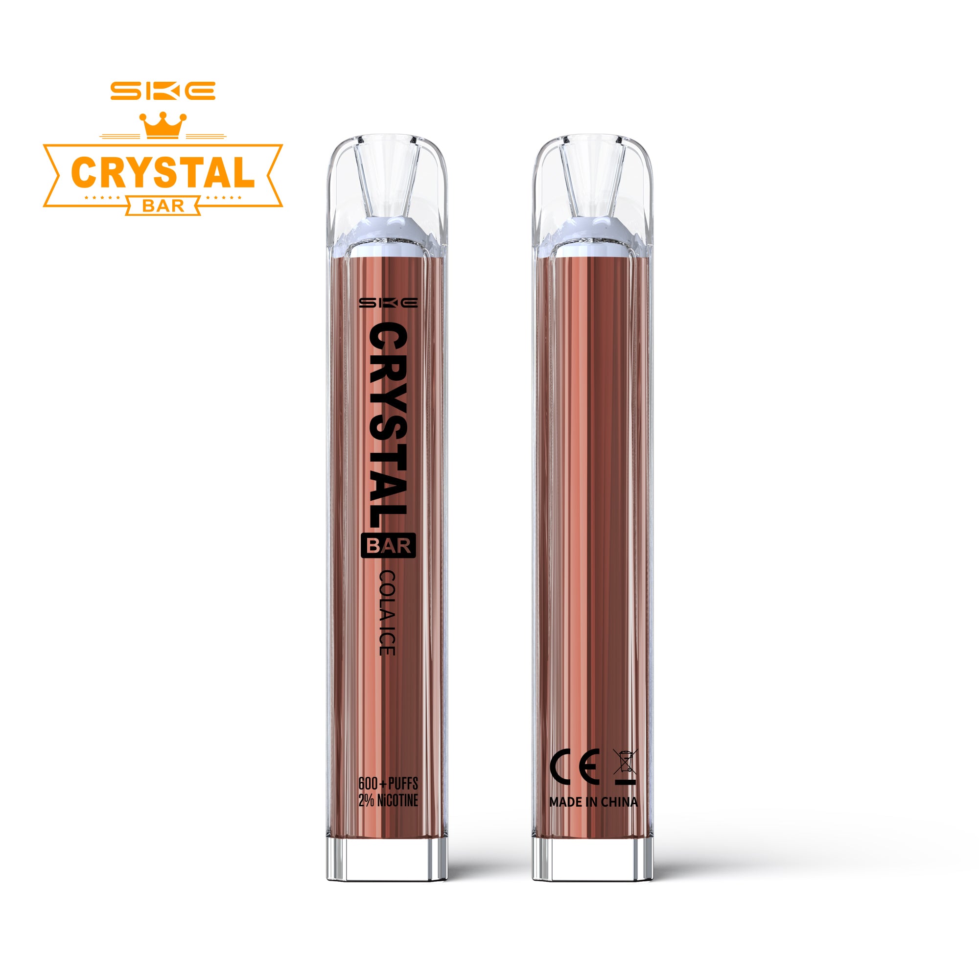 SKE Crystal Bar 600 - PreFilled POD Kit - Cola Ice 2% Or 20mg Nic