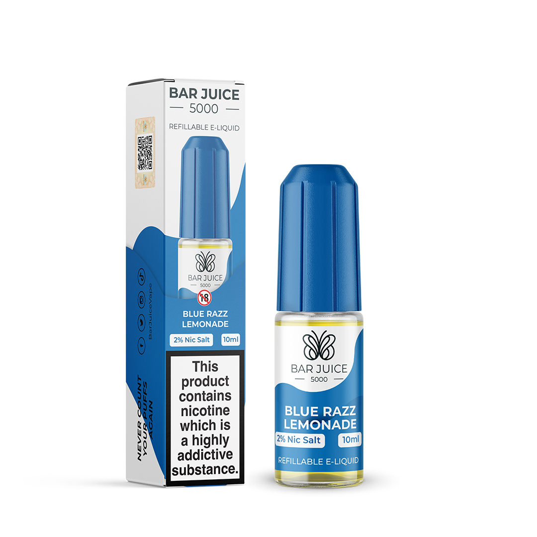 Bar Juice 5000 - Blue Razz Lemonade Nic Salt E-Liquid - 10ml - 20mg