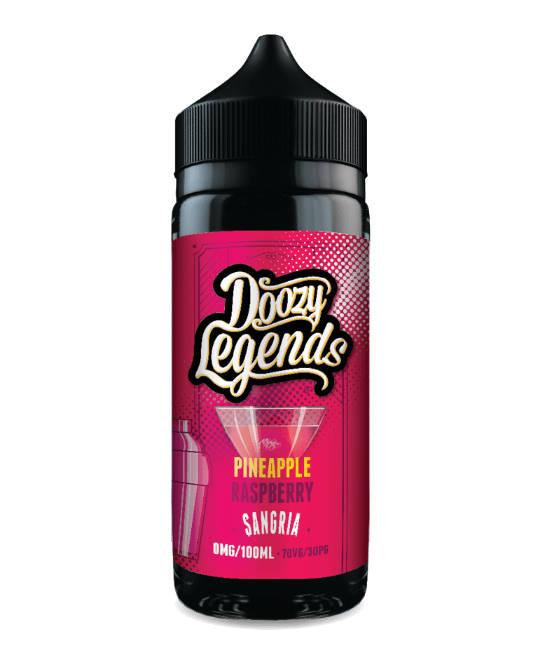 E-Liquids & Juices - Doozy Vape Co - Doozy Legends - Pineapple Raspberry Sangria - 100ml