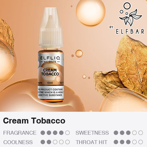 ELFLIQ - Cream Tobacco - 10ml - 10mg