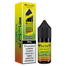Elux Nic Salt (Legend Salts) E-Liquids - Hawaii Sunrise - 10mg